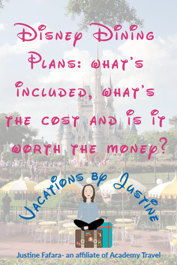 Disney Dining Plans, what is included in the disney dining plan, how much do the disney dining plans cost, how does the disney dining plan work, what is a table service credit, what is a quick service credit, are disney dining plans worth the money, are disney dining plans worth the cost