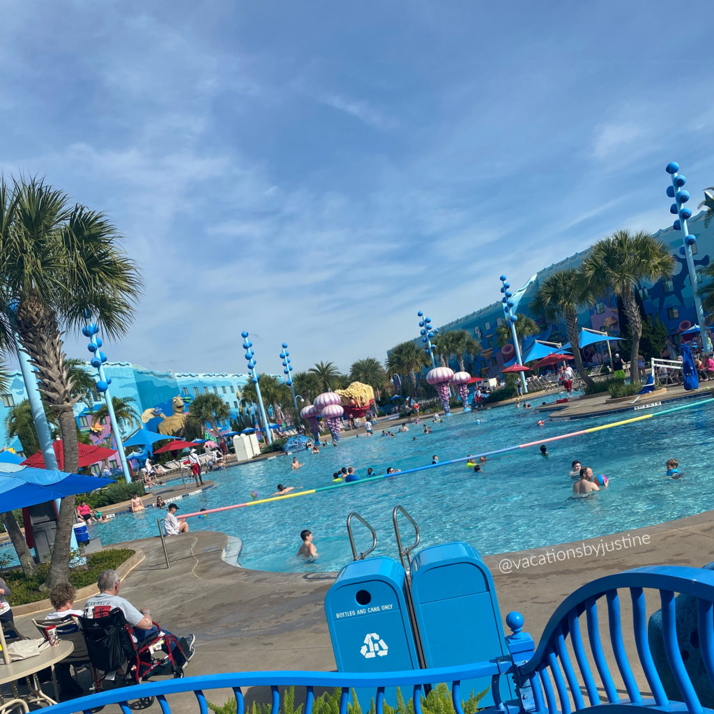 Disney's Art of Animation Resort, Disney hotel pools, Finding Nemo themed pool