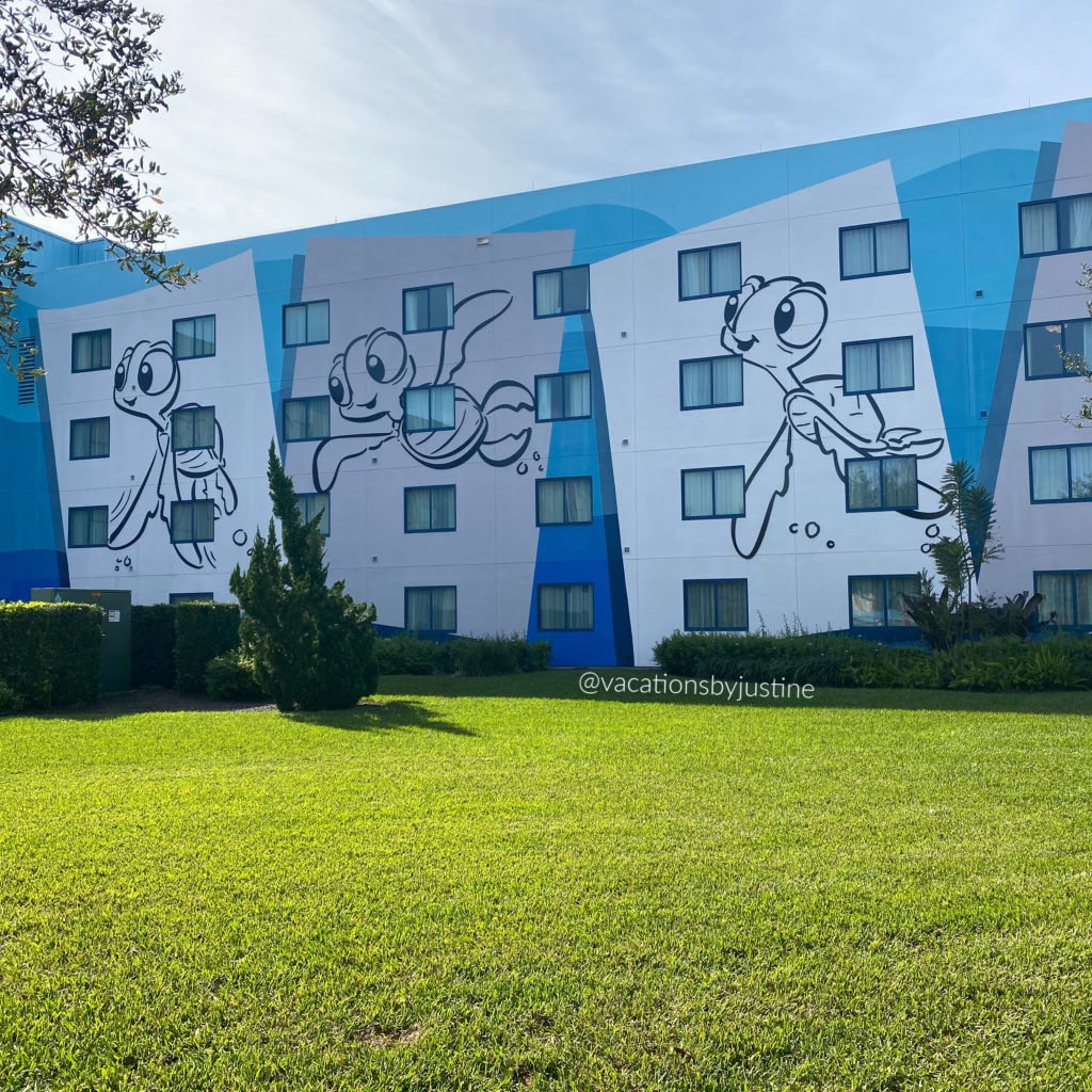 Disney's Art of Animation Resort, Finding Nemo themed hotel rooms