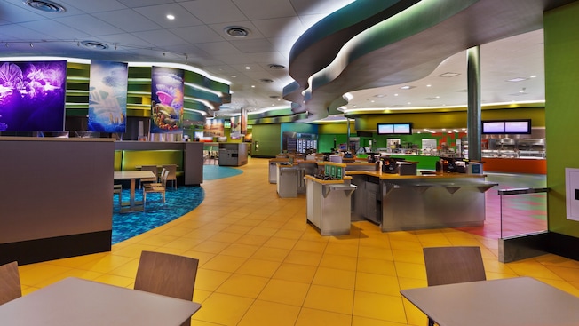 Disney's Art of Animation Resort, food court, Disney dining options, Quick Service dining